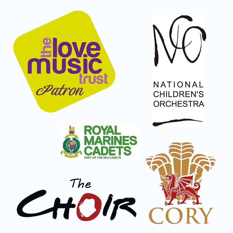 MusicwearEtc.co.uk client logos – bespoke music uniforms and apparel