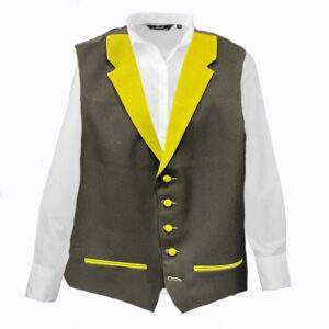 Women's 5 button notched lapel waistcoat